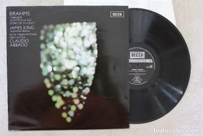 Discos de vinil: CLAUDIO ABBADO BRAHMS JAMES KING LP VINYL MADE IN ENGLAND 1969